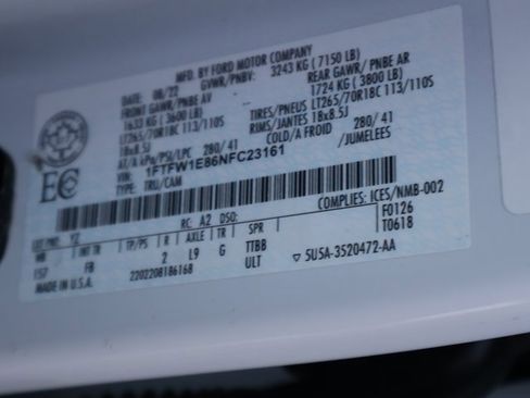 Used 2022 Ford F150 XLT w/ Equipment Group 302A High image 44