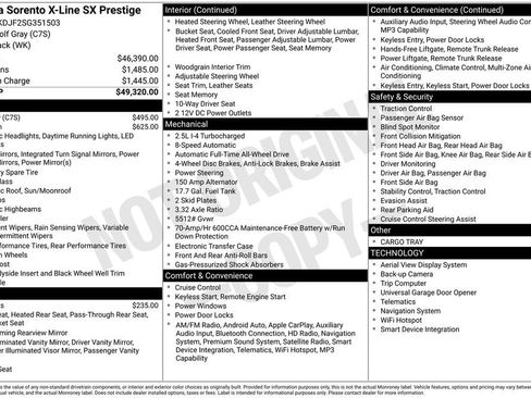 Certified 2025 Kia Sorento SX Prestige AWD/4WD image 7