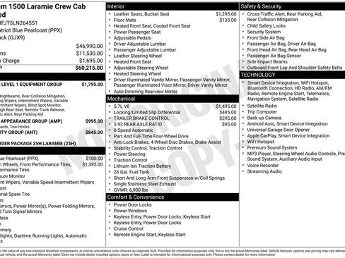 Used 2020 RAM 1500 Laramie AWD/4WD image 2
