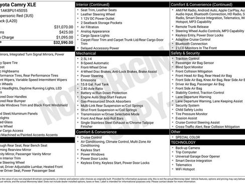 Used 2023 Toyota Camry XLE image 11