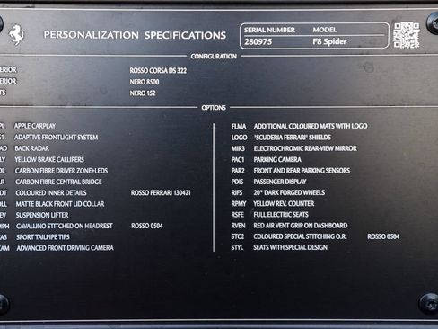 Certified 2022 Ferrari F8 Tributo RWD image 8
