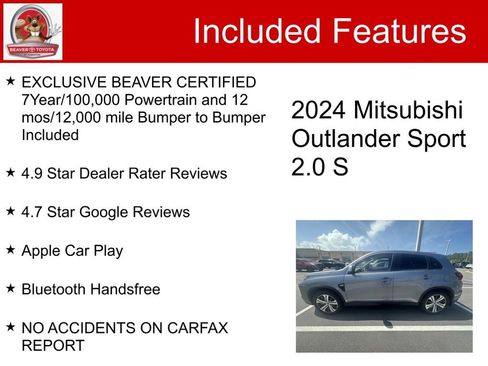 Used 2024 Mitsubishi Outlander Sport AWD image 5