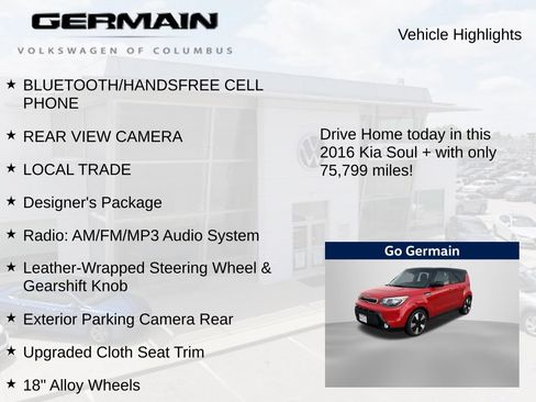Used 2016 Kia Soul + w/ Designer's Package FWD image 5