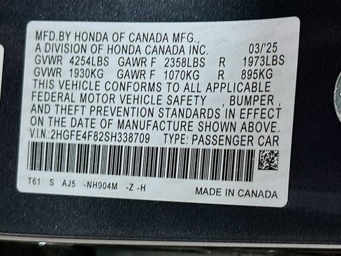 Used 2025 Honda Civic Sport Touring image 27