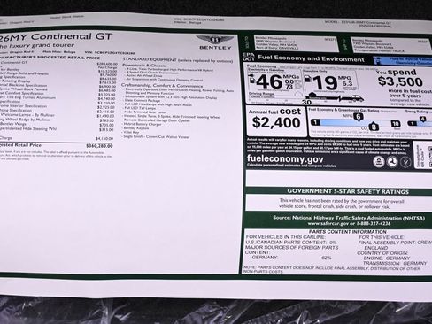 New 2026 Bentley Continental GT image 39