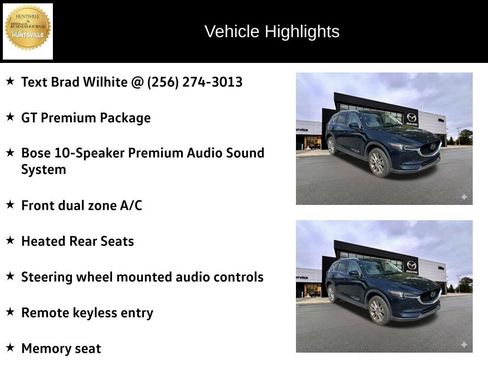 Used 2021 MAZDA CX-5 Grand Touring w/ GT Premium Package FWD image 6