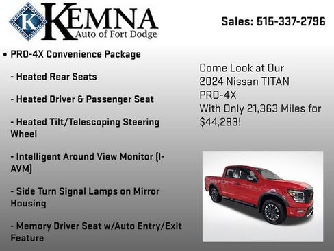 Used 2024 Nissan Titan PRO-4X w/ Pro-4x Convenience Package image 19