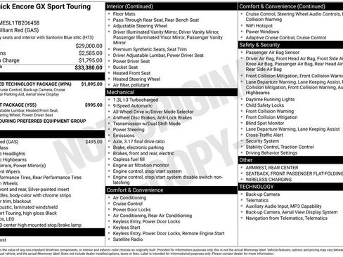 New 2026 Buick Encore GX Sport Touring w/ Advanced Technology Package AWD/4WD image 16
