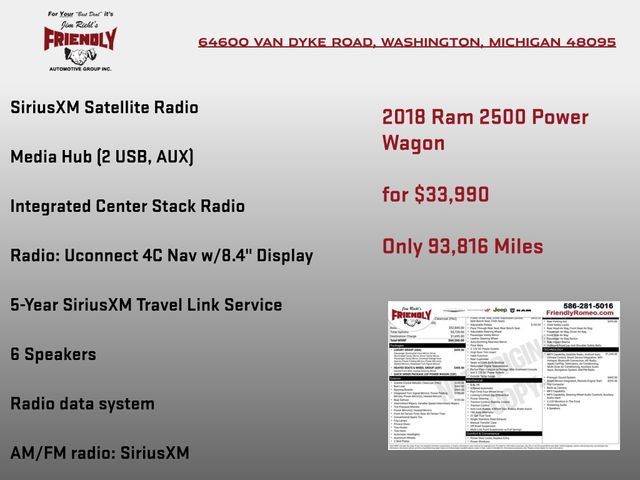 Used 2018 RAM 2500 Power Wagon w/ Luxury Group AWD/4WD image 6