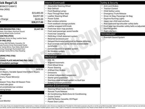 Used 2002 Buick Regal LS w/ SL Western Region Pkg image 17