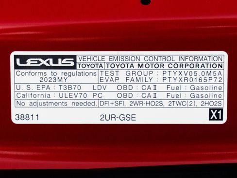 Used 2023 Lexus RC F Track Edition RWD image 71