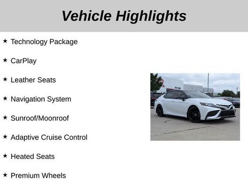 Used 2024 Toyota Camry XSE w/ Navigation Package FWD image 5