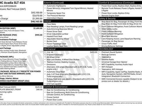 Used 2023 GMC Acadia SLT w/ Elevation Edition AWD/4WD image 15