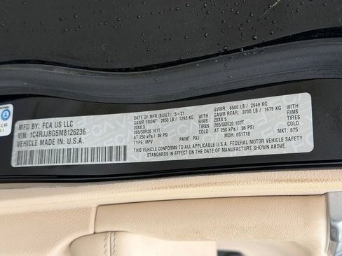 Used 2021 Jeep Grand Cherokee L Limited RWD image 29