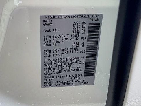 New 2026 Nissan Frontier PRO-4X AWD/4WD image 21