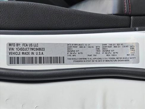 Used 2021 Dodge Durango R/T w/ Technology Group image 25