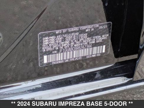 Used 2024 Subaru Impreza 2.0i w/ Popular Package #1 AWD/4WD image 22