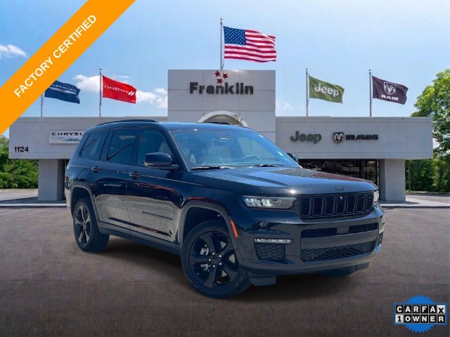 Certified 2025 Jeep Grand Cherokee L Limited w/ Luxury Tech Group II AWD/4WD image 1