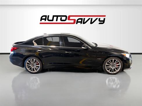 Used 2019 INFINITI Q50 Red Sport 400 w/ Proactive Package image 8