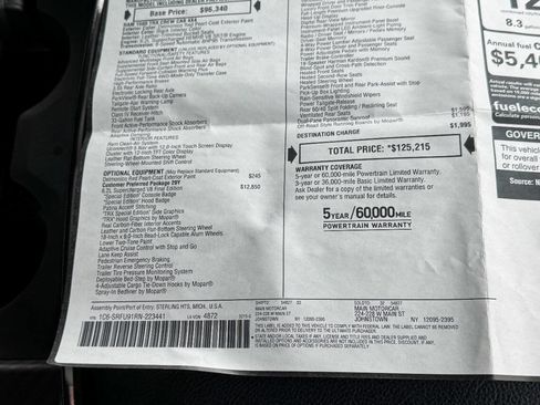 Used 2024 RAM 1500 TRX image 58