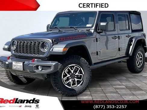Certified 2025 Jeep Wrangler Unlimited Rubicon w/ Convenience Group image 1