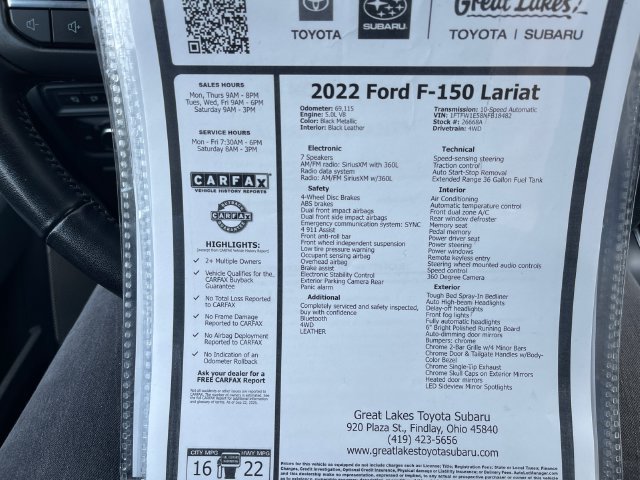 Used 2022 Ford F150 Lariat AWD/4WD image 27