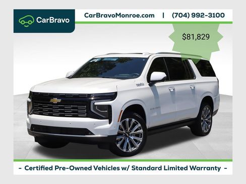 Certified 2025 Chevrolet Suburban High Country AWD/4WD image 1