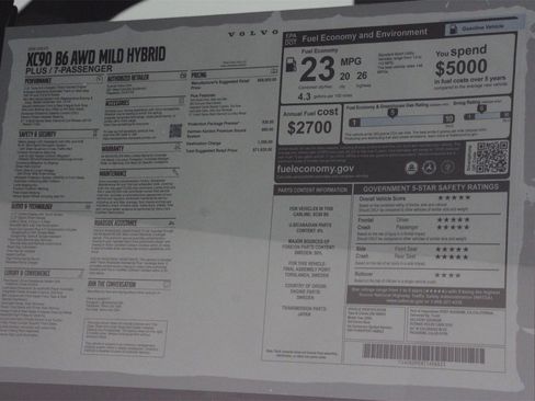 New 2026 Volvo XC90 B6 Plus w/ Protection Package Premier image 18