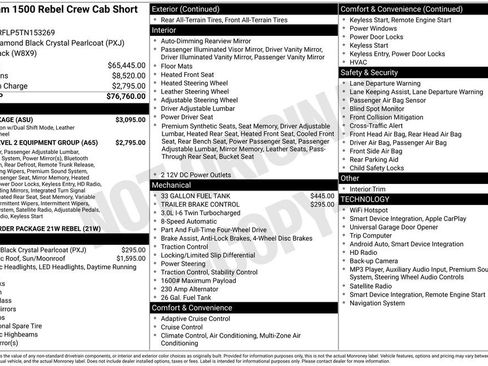 Used 2026 RAM 1500 Rebel w/ G/T Package AWD/4WD image 10