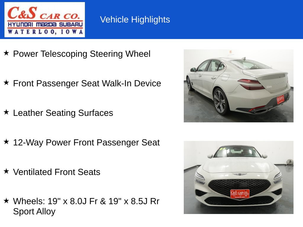 Used 2025 Genesis G70 2.5T w/ Sport Prestige Package AWD/4WD image 19