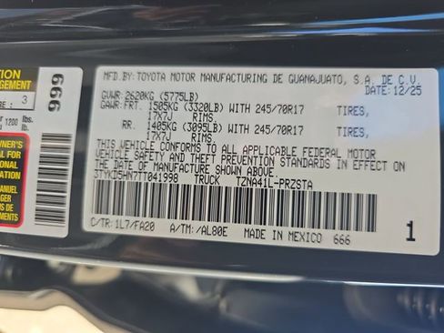 New 2026 Toyota Tacoma SR image 33