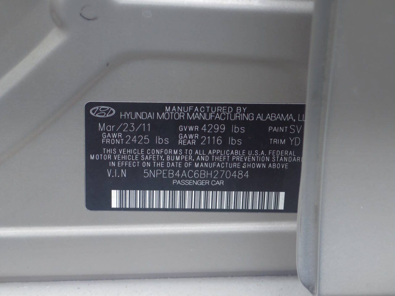 Used 2011 Hyundai Sonata GLS FWD image 25
