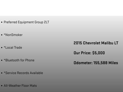 Used 2015 Chevrolet Malibu LT image 6
