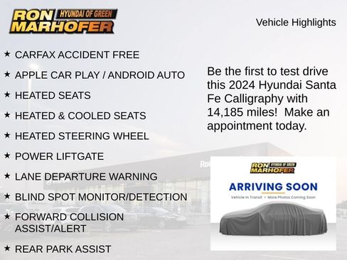 Used 2024 Hyundai Santa Fe Calligraphy FWD image 2