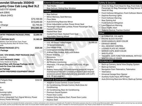 Certified 2026 Chevrolet Silverado 3500 High Country w/ High Country Premium Package AWD/4WD image 28