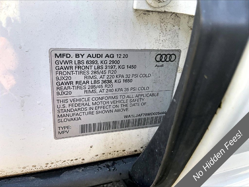 Used 2021 Audi Q7 2.0T Premium Plus w/ Premium Plus Package AWD/4WD image 30