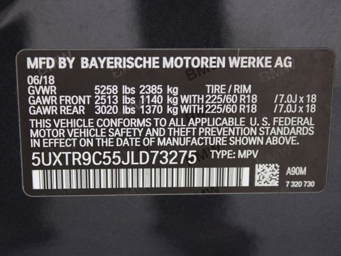 Used 2018 BMW X3 xDrive30i w/ Convenience Package image 91