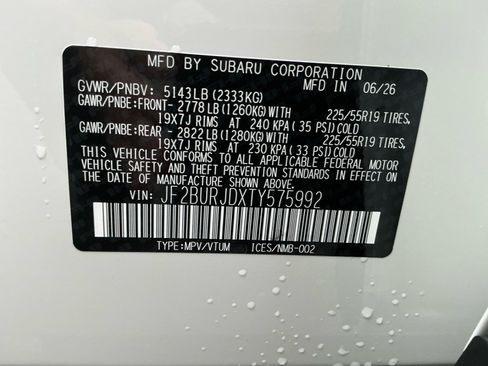 New 2026 Subaru Outback Touring XT AWD/4WD image 16