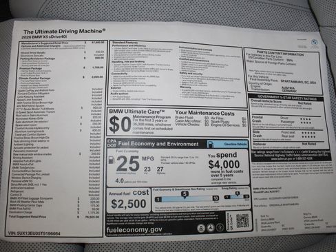 New 2026 BMW X5 sDrive40i w/ Climate Comfort Package image 23