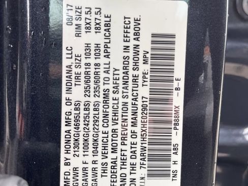 Certified 2017 Honda CR-V EX image 10