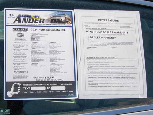 Certified 2024 Hyundai Sonata SEL FWD image 29