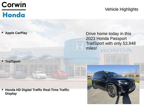 Used 2023 Honda Passport TrailSport image 6