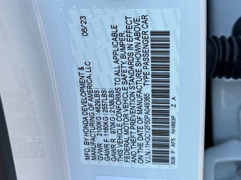Certified 2023 Honda Accord Sport image 35