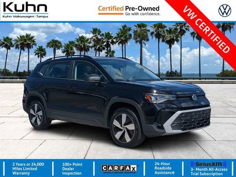 Certified 2025 Volkswagen Taos S AWD/4WD image 1