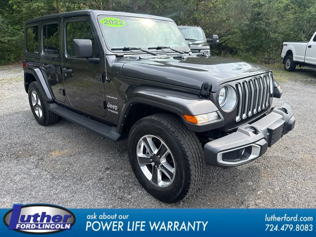 Used 2022 Jeep Wrangler Unlimited Sahara w/ Cold Weather Group AWD/4WD image 1