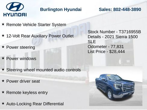 Used 2021 GMC Sierra 1500 SLE AWD/4WD image 15