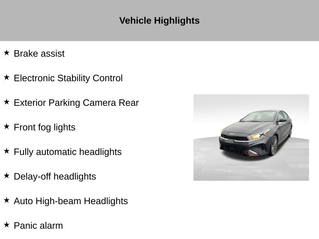 Certified 2024 Kia Forte GT-Line FWD image 37