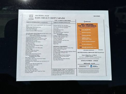 Certified 2024 RAM 1500 Warlock AWD/4WD image 3
