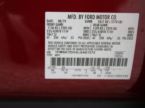 Used 2020 Ford Explorer XLT w/ Equipment Group 202A RWD image 43