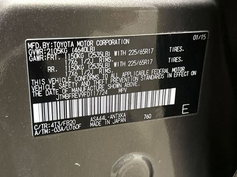 Used 2015 Toyota RAV4 LE AWD/4WD image 27